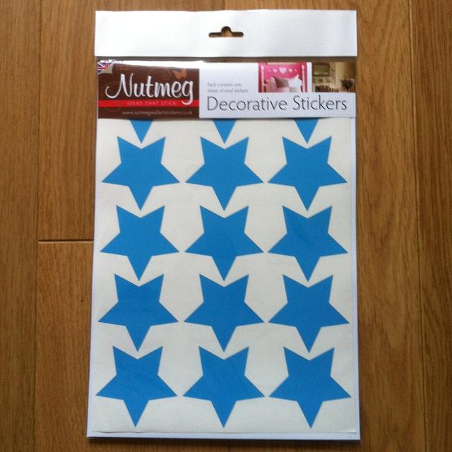 15 Piece Stars Decorative Stickers Set East Urban Home Colour: Gold on Productcaster.