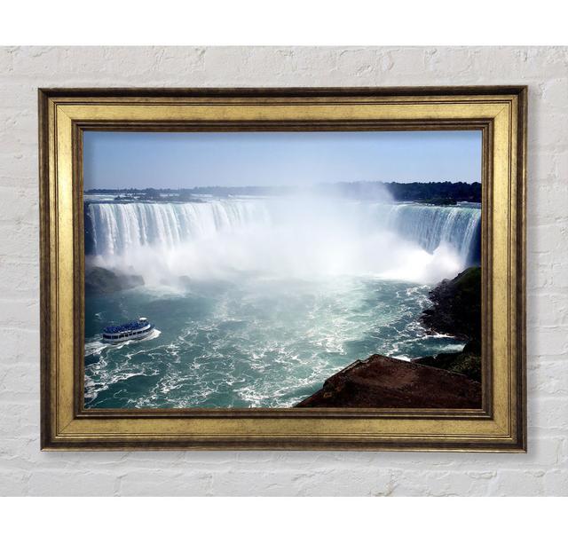 Victoria Falls Rumble Framed Print Bright Star Size: 59.7cm H x 84.1cm W x 8cm D on Productcaster.