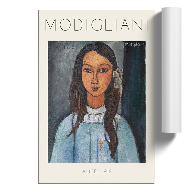 Alice by Amedeo Modigliani - Unframed Painting East Urban Home Size: 42cm H x 30cm W x 0.1cm D on Productcaster.