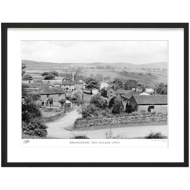 'Draughton, the Village C1955' - Picture Frame Photograph Print on Paper The Francis Frith Collection Size: 40cm H x 50cm W x 2.3cm D on Productcaster.