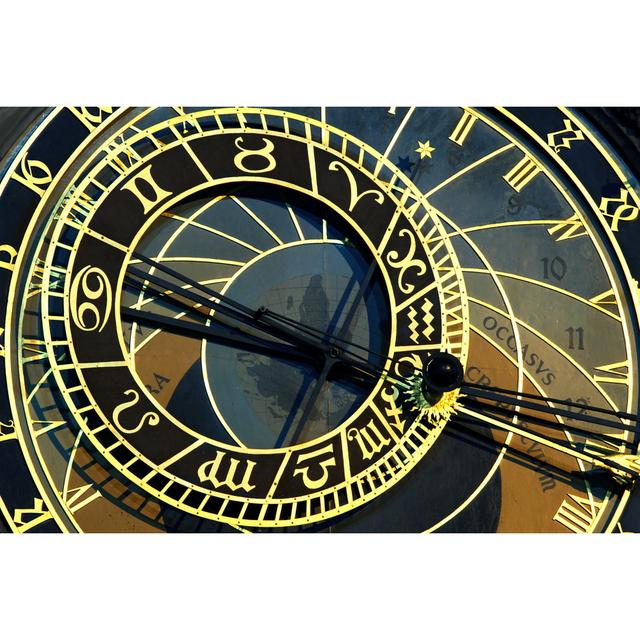 Mamadou Old Prague Astronomical Clock - Wrapped Canvas Print Borough Wharf Size: 20cm H x 30cm W x 3.8cm D on Productcaster.