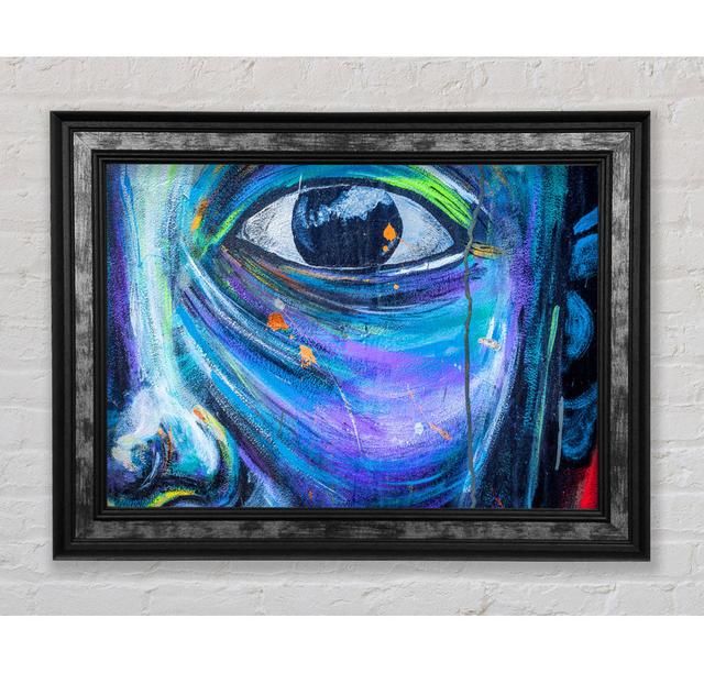 Eye And Face - Single Picture Frame Art Prints Bright Star Size: 100cm H x 141.4cm W x 8cm D on Productcaster.