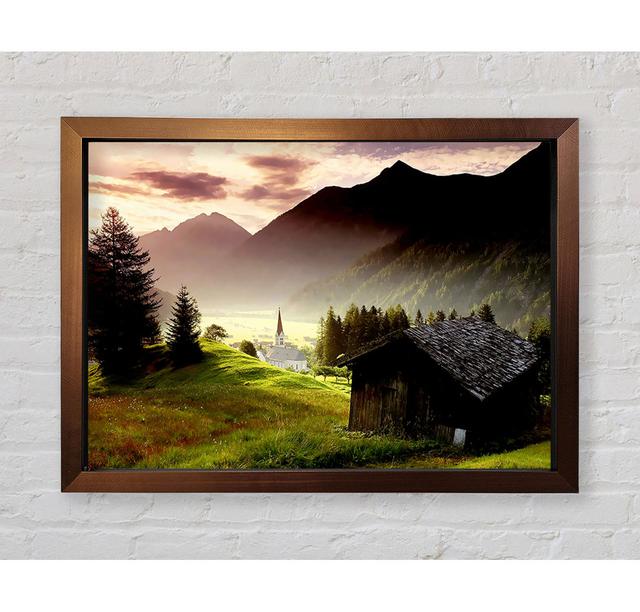 Valley Mist - Single Picture Frame Art Prints Bright Star Size: 42cm H x 59.7cm W on Productcaster.