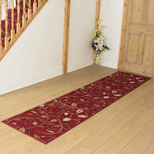 Angelina Tufted Red Hallway Runner Rug Latitude Run Rug Size: Runner 150cm x 60cm on Productcaster.