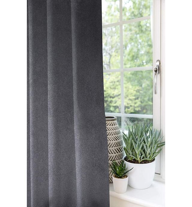 Symple Stuff Matt Velvet Curtains 2 Panels | Spice Orange Red Luxury Soft Made To Order Curtains & Drapes | Cotton Pencil Pleat Blackout Lined Width 1 on Productcaster.