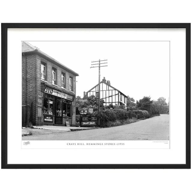 Crays Hill, Hemmings Stores C1955 by Francis Frith - Single Picture Frame Print The Francis Frith Collection Size: 40cm H x 50cm W x 2.3cm D on Productcaster.