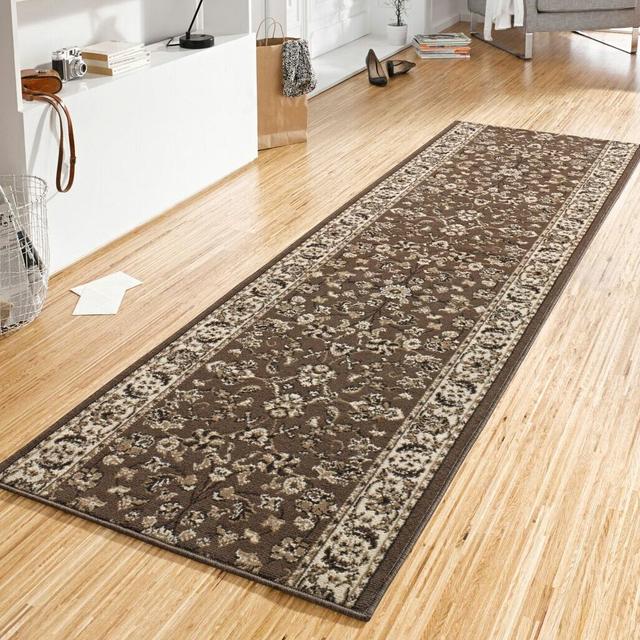 Basic Brown Rug Hanse Home Rug Size: Runner 80 x 450 cm on Productcaster.