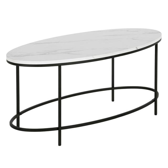 Jeslee Coffee Table Blue Elephant Table Base Colour: Black on Productcaster.