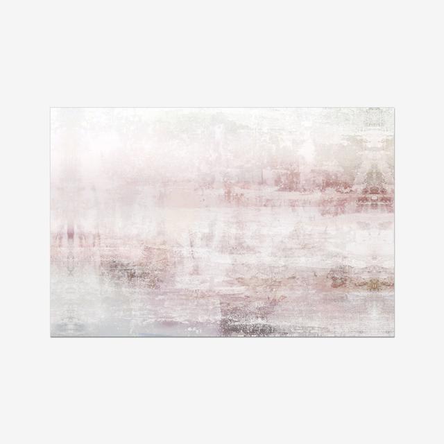 Merlot Blush Abstract - Wrapped Canvas Painting Ebern Designs Size: 30cm H x 46cm W x 0.17cm D, Format: Paper Print on Productcaster.