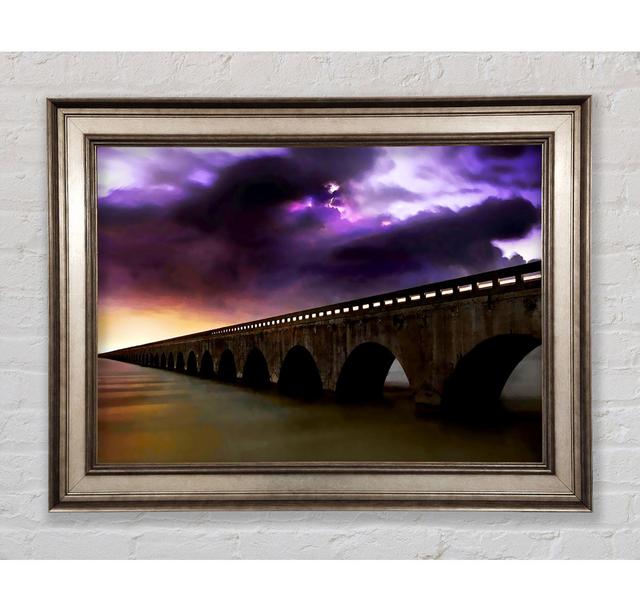 Bridge Afar - Single Picture Frame Art Prints Bright Star Size: 100cm H x 141.4cm W x 8cm D on Productcaster.