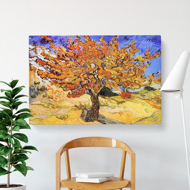 Mulberry Tree by Vincent Van Gogh - Wrapped Canvas Painting East Urban Home Size: 40cm H x 60cm W x 3cm D on Productcaster.