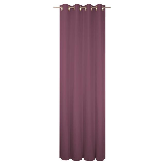 Pearce Eyelet Room Darkening Single Curtain Latitude Run Size: 132 W x 150 D cm, Colour: Lila on Productcaster.