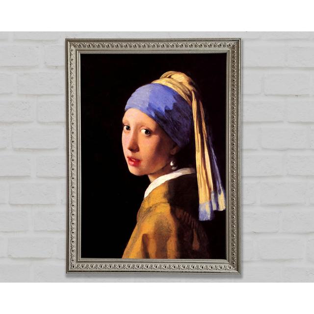 Vermeer The Girl With The Pearl Earring Framed Print Bright Star Size: 84.1cm H x 118.9cm W on Productcaster.