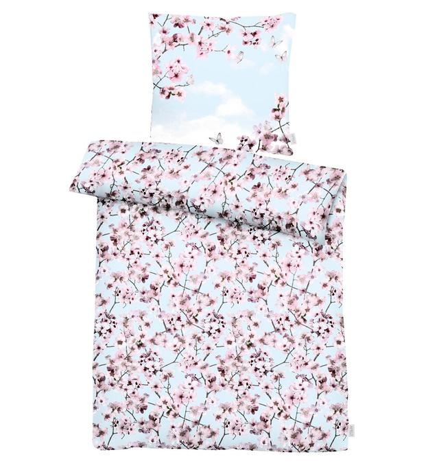 No Pattern Duvet Cover Set with Pillowcases Apelt Size: Single - 1 Pillowcase (80 x 80 cm), Colour: White on Productcaster.