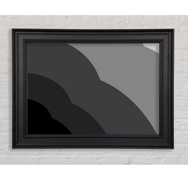 Black Cloud Framed Print Ivy Bronx Size: 84.1cm H x 142.2cm W x 8cm D on Productcaster.