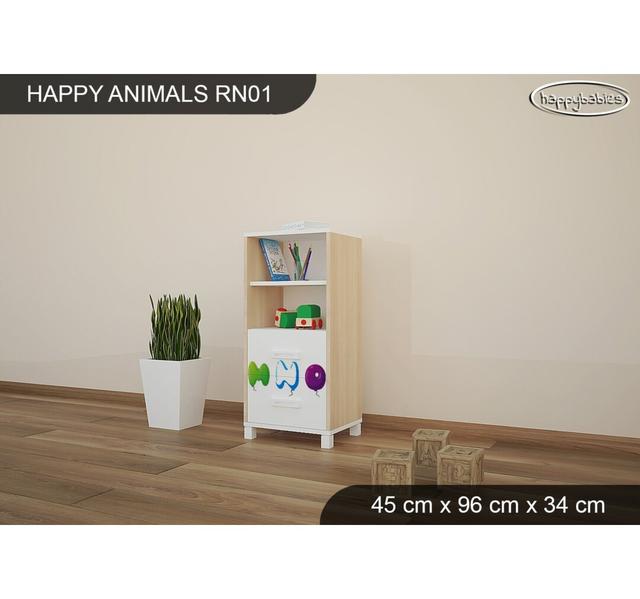 45cm W Chip Resistant Kids Cube Happy Babies Colour: Oak on Productcaster.