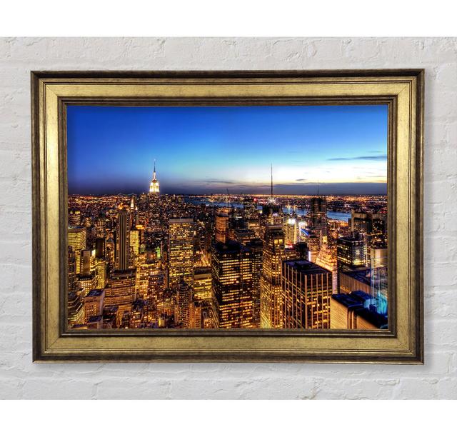 New York At Dusk - Print Brayden Studio Size: 21cm H x 42cm W x 8cm D on Productcaster.