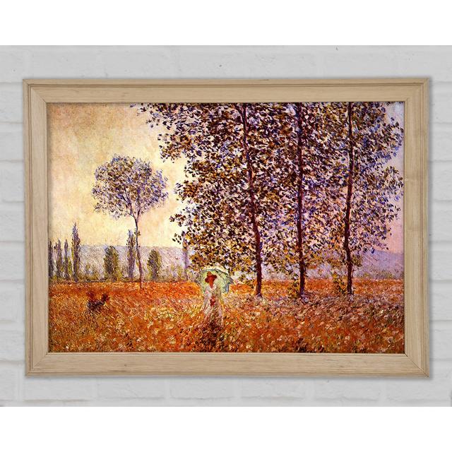 Monet Poplars In The Sunlight - Single Picture Frame Art Prints Bright Star Size: 21cm H x 29.7cm W x 1.5cm D on Productcaster.