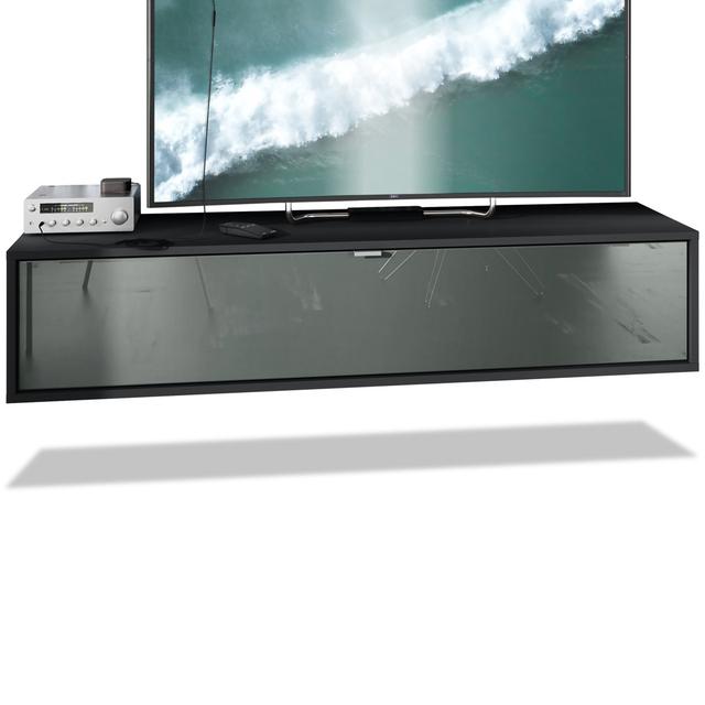 Mccaffrey TV Stand for TVs up to 55" Metro Lane Colour: Black/Grey High Gloss on Productcaster.