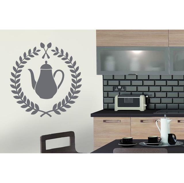 Food & Beverage Wall Decal East Urban Home Size: Medium, Colour: Grey on Productcaster.