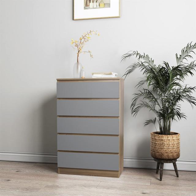 Addiley 5 Drawer 70Cm W Tallboy Brayden Studio on Productcaster.