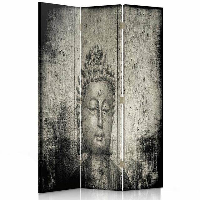 Wortham 3 Panel Room Divider World Menagerie on Productcaster.