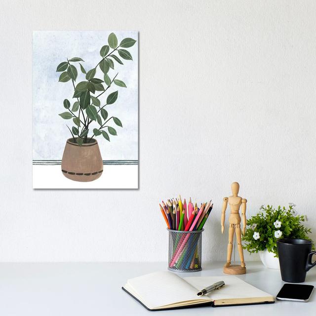 Mes Plants I by Melissa Wang - Wrapped Canvas Print ClassicLiving Size: 30.48cm H x 20.32cm W x 1.91cm D on Productcaster.