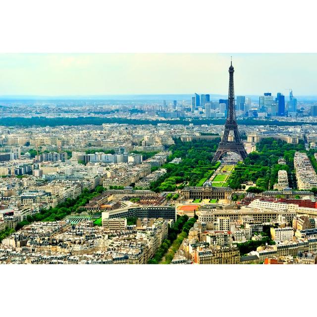 Champ de Mars - Wrapped Canvas Photograph 17 Stories Size: 81cm H x 122cm W on Productcaster.