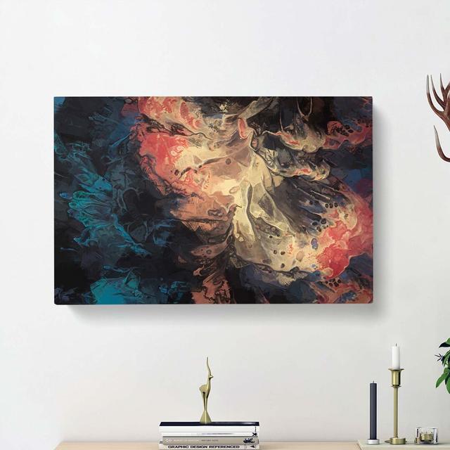 Forgotten Dreams In Abstract - Wrapped Canvas Painting East Urban Home Size: 60cm H x 91cm W x 3cm D on Productcaster.