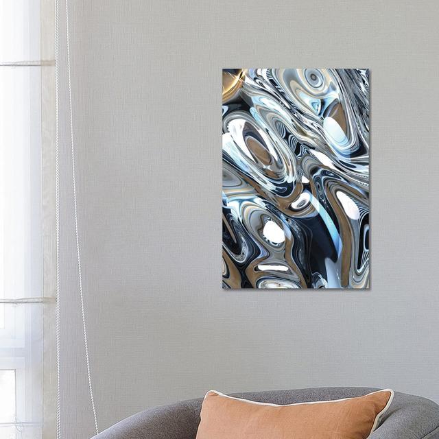 Turbulence V by Amini54 - Wrapped Canvas Print Metro Lane Size: 66.04cm H x 45.72cm W x 1.91cm D on Productcaster.