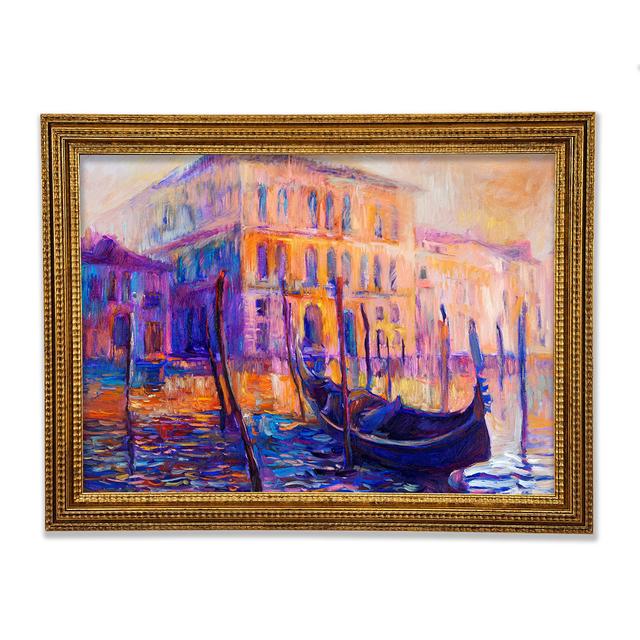 Lonesome Gondola - Single Picture Frame Art Prints Longshore Tides Size: 84.1cm H x 118.9cm W x 3cm D on Productcaster.