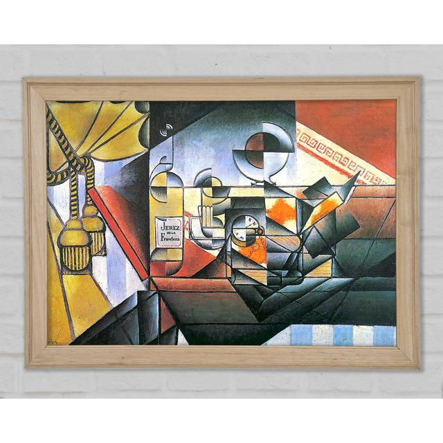 Juan Gris Clock And Bottle Jerez De La Frontera - Single Picture Frame Art Prints Bright Star Size: 59.7cm H x 84.1cm W x 1.5cm D on Productcaster.