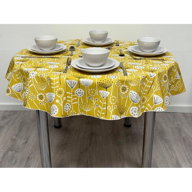 Geistown Scandinavian Print Tablecloth Rosalind Wheeler Colour: Ochre, Size: 54 cm W x 54 cm L on Productcaster.