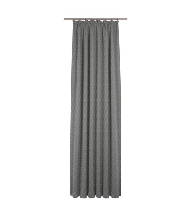 Uppingham Pencil Pleat Room Darkening Curtain Fairmont Park Colour: Dark grey, Size: 145 W x 175 D cm on Productcaster.