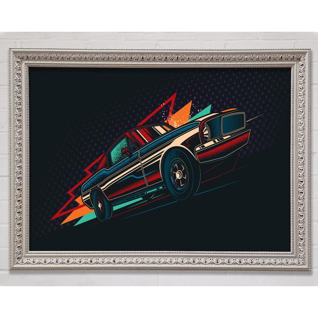 Ford Mustang Speed - Single Picture Frame Art Prints Bright Star Size: 84.1cm H x 118.9cm W on Productcaster.