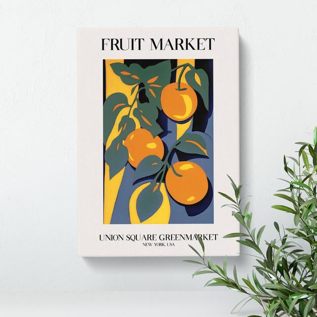 Union Square Fruit Market Exhibition 2 George Oliver Size: 91cm H x 60cm W on Productcaster.