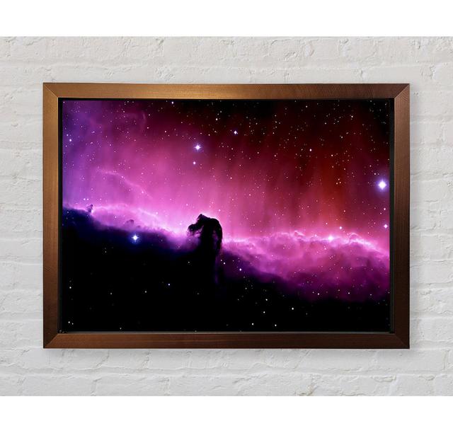 Horsehead Nebula Framed Print 17 Stories Size: 84.1cm H x 118.9cm W on Productcaster.