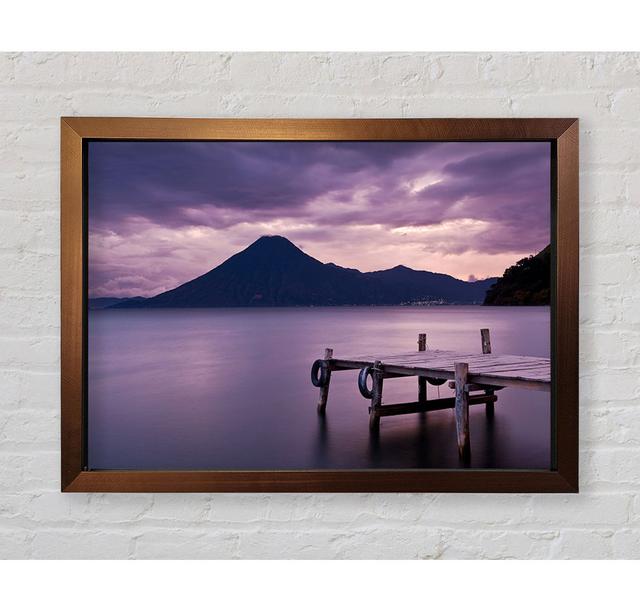 Purple Mountain Stillness - Print Bright Star Size: 84.1cm H x 118.9cm W x 3.4cm D on Productcaster.