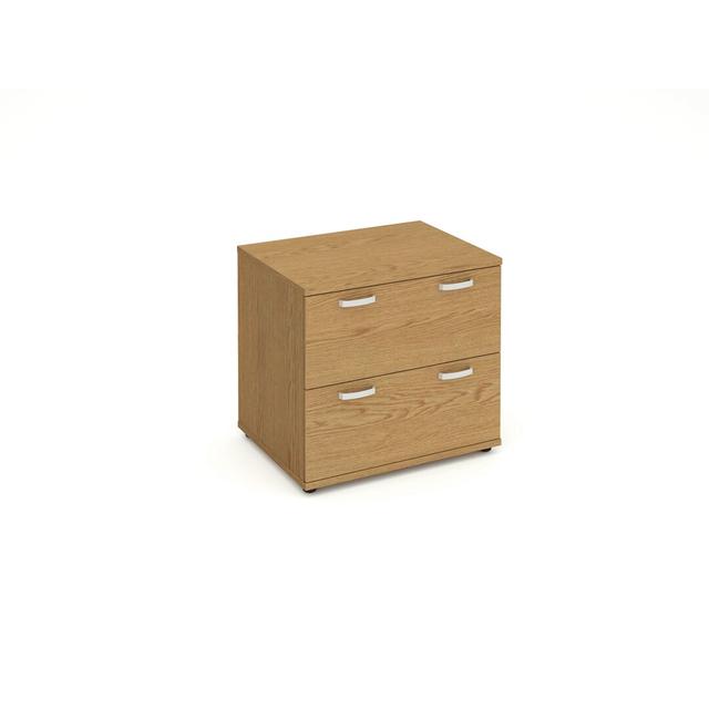 Side 2 Drawer Filing Cabinet Brayden Studio Colour: Oak on Productcaster.