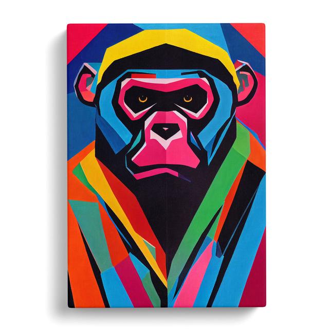 Gorilla Pop Art Maturi Size: 60cm H x 40cm W x 3cm D on Productcaster.