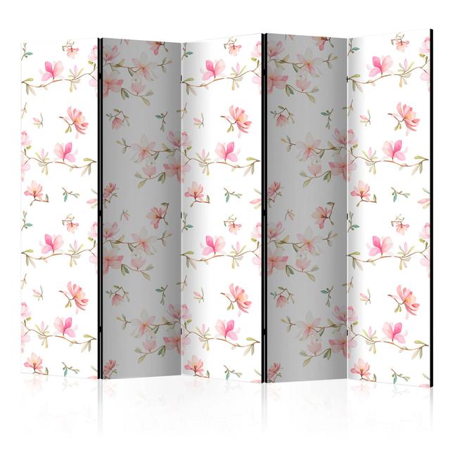 225cm W x 172cm H 5 - Panel Acoustic Room Divider Folding Room Divider East Urban Home on Productcaster.