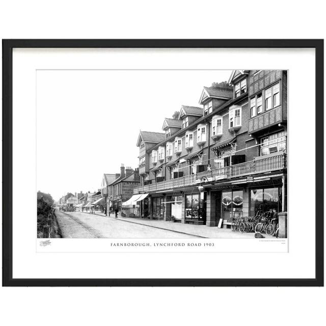 'Farnborough, Lynchford Road 1903' by Francis Frith - Picture Frame Photograph Print on Paper The Francis Frith Collection Size: 45cm H x 60cm W x 2.3 on Productcaster.