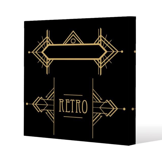 Art Deco Retro Canvas Print Andrew Lee on Productcaster.