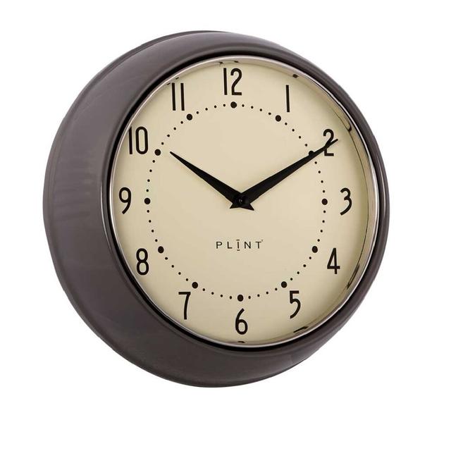 Kitchen 21cm Silent Wall Clock Plint Colour: Brown on Productcaster.