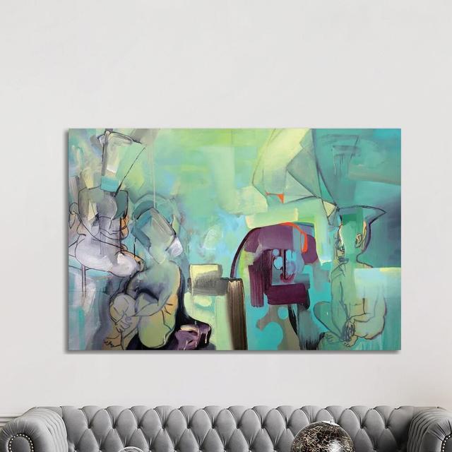 The Listeners by Pamela Staker - Painting Print on Canvas Ebern Designs Format: Wrapped Canvas, Size: 101.6cm H x 152.4cm W x 3.81cm D on Productcaster.