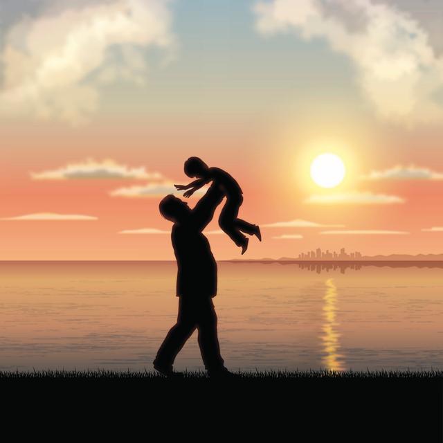 Father'S Day Background by Leafedge - Print 17 Stories Size: 40cm H x 40cm W on Productcaster.