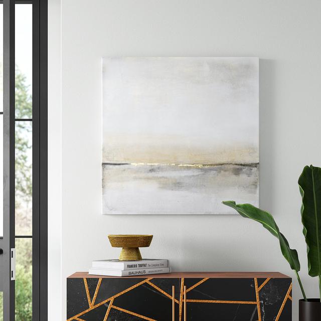 Horizontal Flow I by Timothy O' Toole - Wrapped Canvas Painting Mercury Row Format: Wrapped Canvas, Size: 76cm H x 76cm W x 3.8cm D on Productcaster.