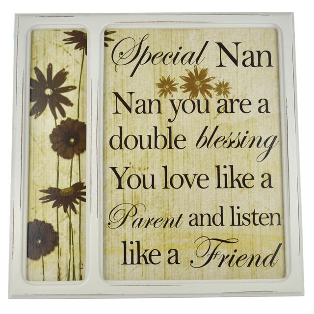 Berryman Wood Plaque Special Nan Decorative Slate Brambly Cottage on Productcaster.