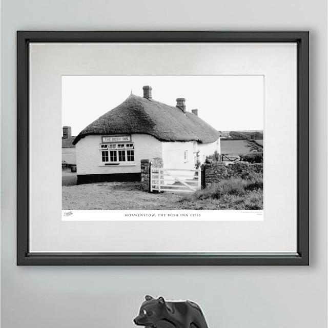 'Morwenstow, the Bush Inn C1955' - Picture Frame Photograph Print on Paper The Francis Frith Collection Size: 60cm H x 80cm W x 2.3cm D on Productcaster.