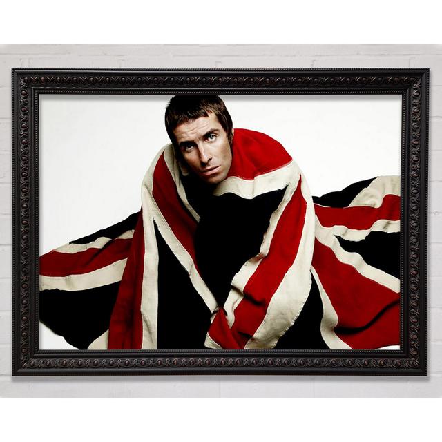 Oasis Liam Gallagher Flagge - Einzelner Bilderrahmen Kunstdrucke Bright Star Größe: 59,7 cm H x 84,1 cm B on Productcaster.